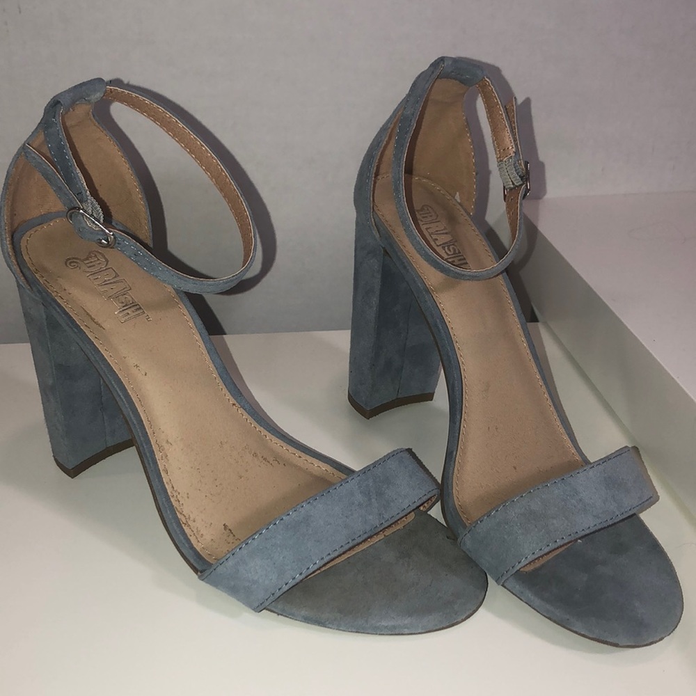 Blue heels